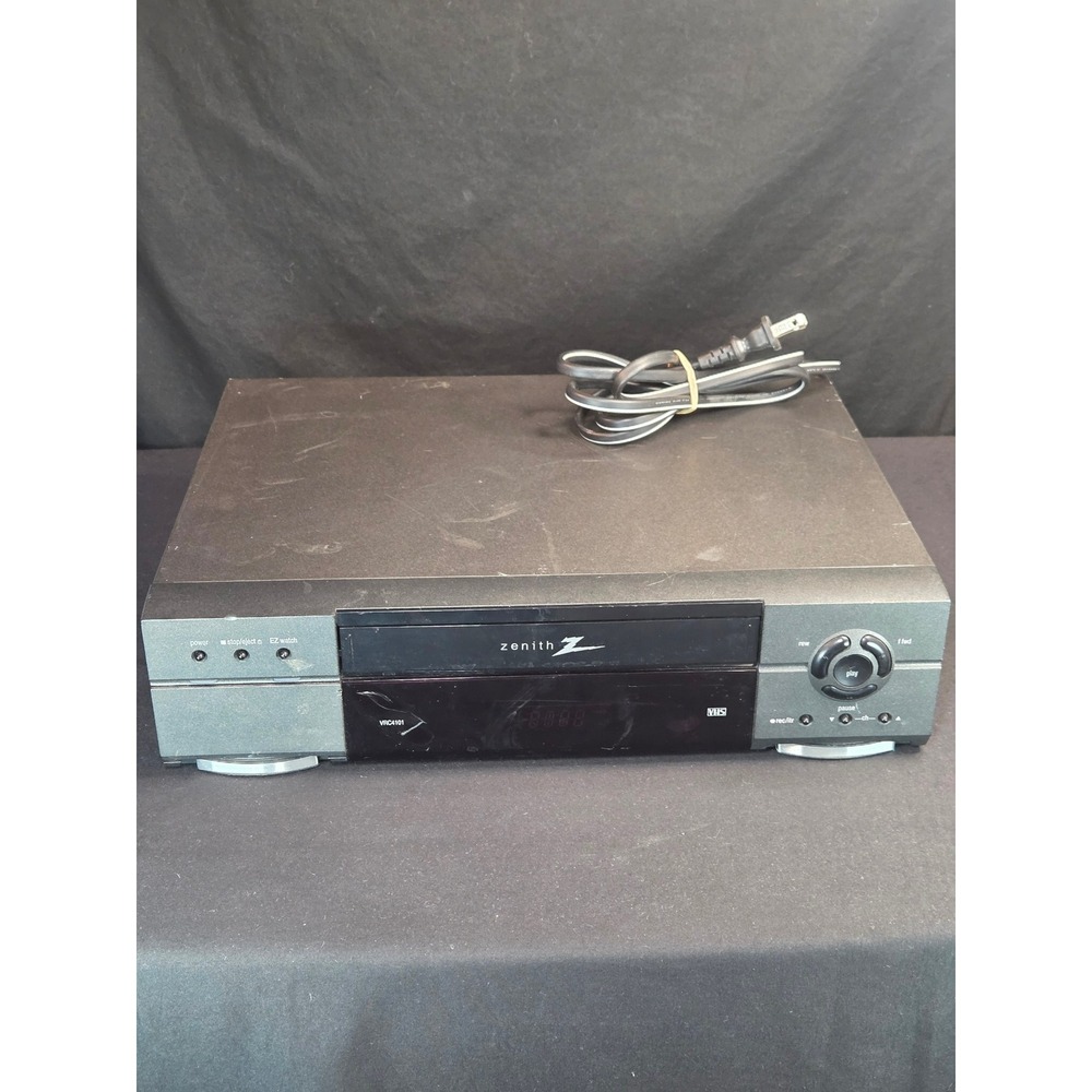 Zenith‎ VRC4101 VHS VCR Video Cassette Recorder Player Black Vintage Home Media